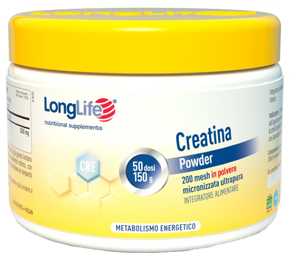 LONGLIFE CREATINA POWDER 150 G - Farmasanitas 