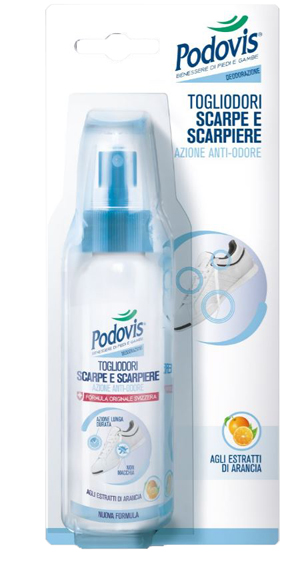 PODOVIS TOGLIODORI SCARPE SCARPIERE 100 ML - Farmasanitas 