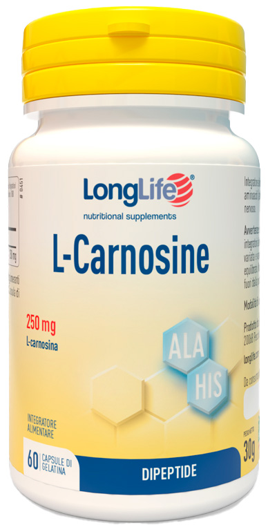 LONGLIFE L-CARNOSINE 60 CAPSULE - Farmasanitas 