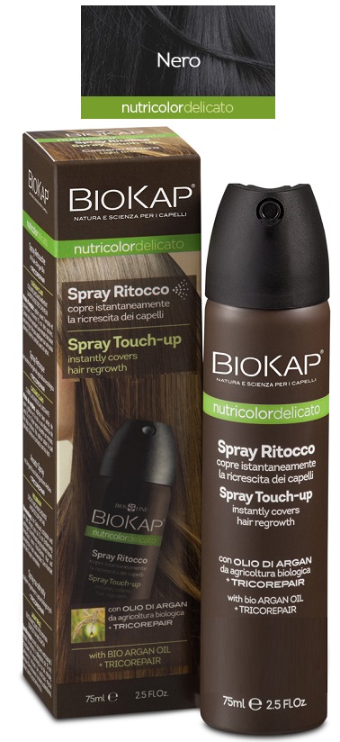 BIOS LINE BIOKAP NUTRICDEL SPRAY RITOCCO NERO 75 ML - Farmasanitas 