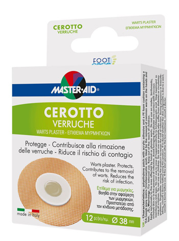 CEROTTO VERRUCHE MASTER-AID FOOTCARE 38 MM 12 PEZZI E3 - Farmasanitas 