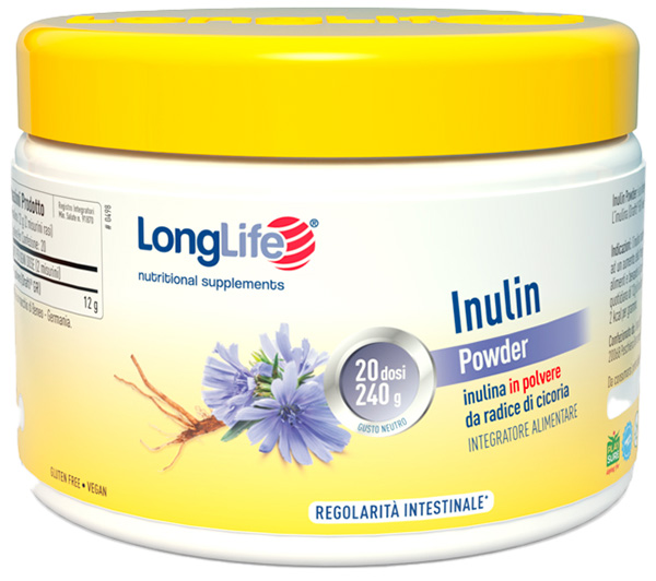 LONGLIFE INULINA POWDER 240 G - Farmasanitas 