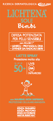 LICHTENA SOLE BIMBI LATTE SPRAY SPF 50+ 200 ML - Farmasanitas 