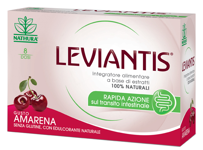 LEVIANTIS SENZA GLUTINE GUSTO AMARENA 8 DOSI / 16 BUSTE - Farmasanitas 