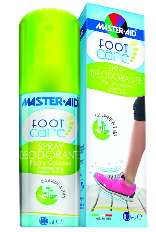 MASTER-AID FOOT CARE SPRAY DEODORANTE 100 ML - Farmasanitas 