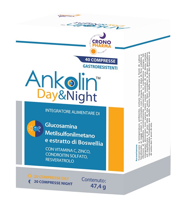 ANKOLIN DAY&NIGHT 20 COMPRESSE GASTRORESISTENTI DAY + 20 COMPRESSE GASTRORESISTENTI NIGHT - Farmasanitas 
