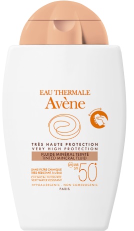 EAU THERMALE AVENE SOLARE FLUIDO MINERALE 50+ COLORATO 40 ML - Farmasanitas 