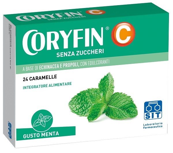 CORYFIN C SENZA ZUCCHERO MENTOLO 48 G - Farmasanitas 