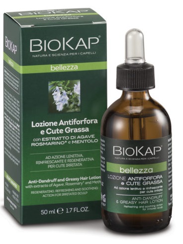 BIOKAP BELLEZZA LOZIONE ANTIFORFORA E CUTE GRASSA 50 ML BIOSLINE - Farmasanitas 