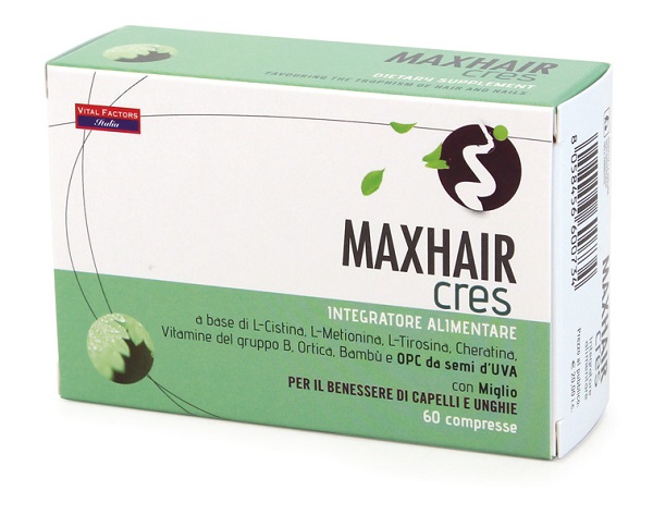 MAX HAIR CRES 60 COMPRESSE - Farmasanitas 