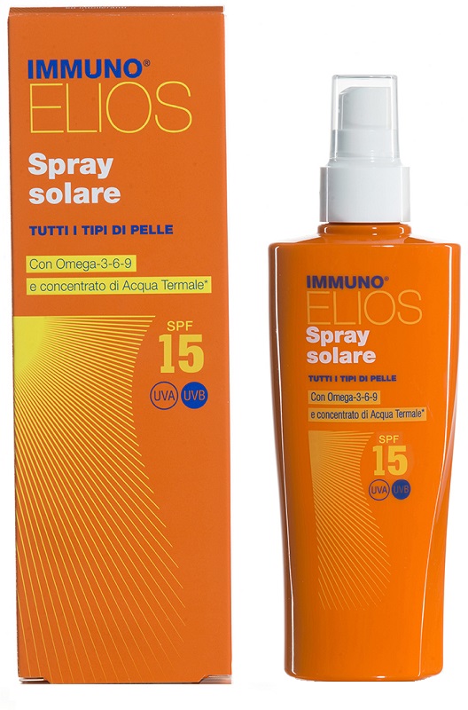 IMMUNO ELIOS SPRAY SOLARE SPF 15 200 ML - Farmasanitas 