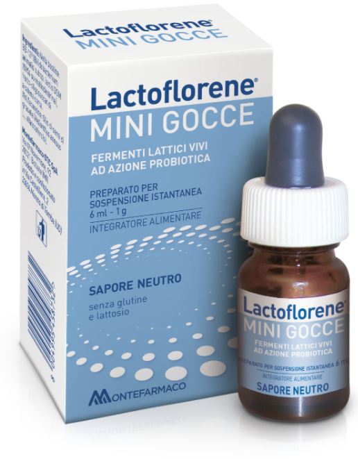 LACTOFLORENE MINI GOCCE 6 ML + BUSTINA DA 1 G - Farmasanitas 