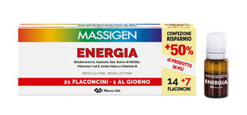 MASSIGEN ENERGIA 21 FLACONCINI DA 10 ML - Farmasanitas 