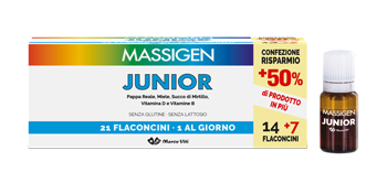 MASSIGEN JUNIOR 21 FLACONCINI DA 10 ML - Farmasanitas 