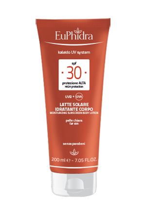 EUPHIDRA KALEIDO UV SYSTEM LATTE SOLARE CORPO 30 - Farmasanitas 