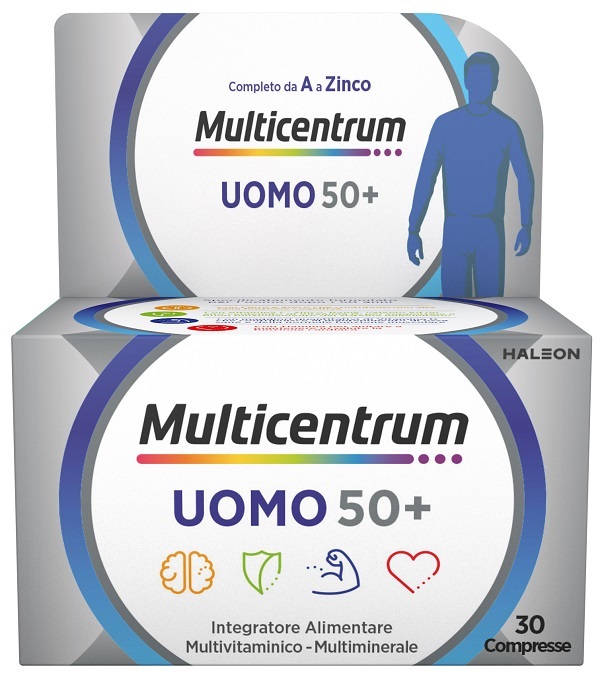 MULTICENTRUM UOMO 50+ 30 COMPRESSE - Farmasanitas 