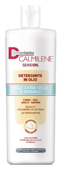 DERMOVITAMINA CALMILENE SENSIOIL DETERGENTE IN OLIO SENZA SAPONE PER PELLE EXTRA SECCA E SENSIBILE 500 ML - Farmasanitas 