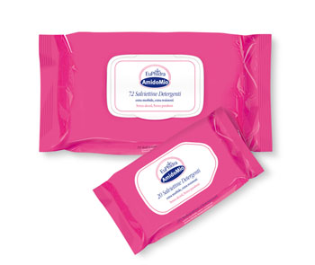 EUPHIDRA AMIDOMIO SALVIETTE UMIDIFICATE 72 PEZZI - Farmasanitas 