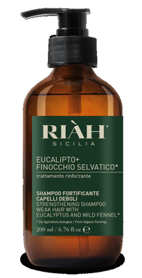 RIAH EUCALIPTO E FINOCCHIO SHAMPOO FORTIFICANTE CAPELLI DEBOLI 200 ML - Farmasanitas 