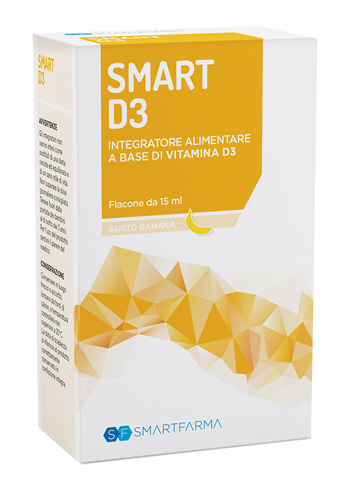 SMART D3 GOCCE 15 ML GUSTO BANANA - Farmasanitas 