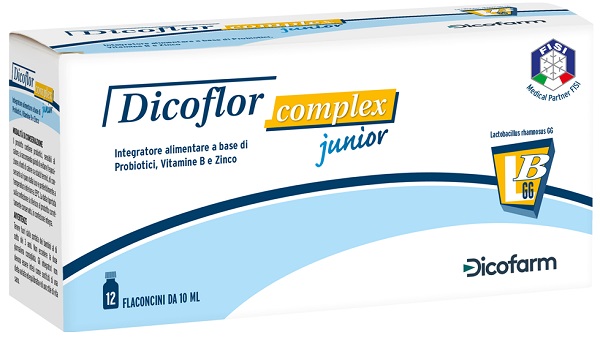 DICOFLOR COMPLEX JUNIOR 12 FLACONI DA 10 ML - Farmasanitas 