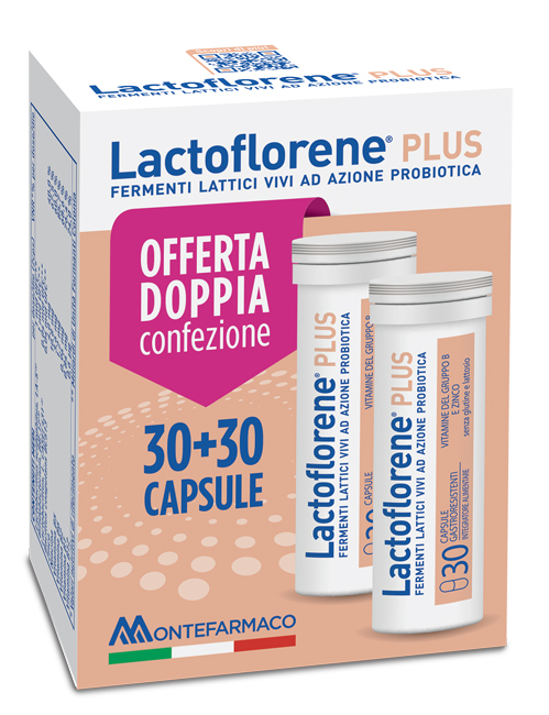 LACTOFLORENE PLUS BIPACK 30 CAPSULE 26,40 G - Farmasanitas 