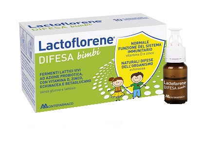 LACTOFLORENE DIFESA BAMBINI 10 FLACONI 100 ML - Farmasanitas 