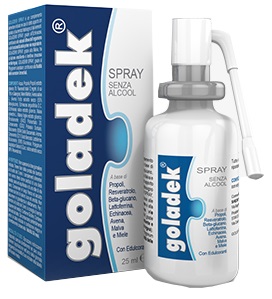 GOLADEK SPRAY NO ALCOOL 25 ML - Farmasanitas 