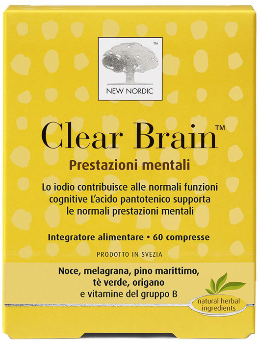 CLEAR BRAIN 60 COMPRESSE - Farmasanitas 