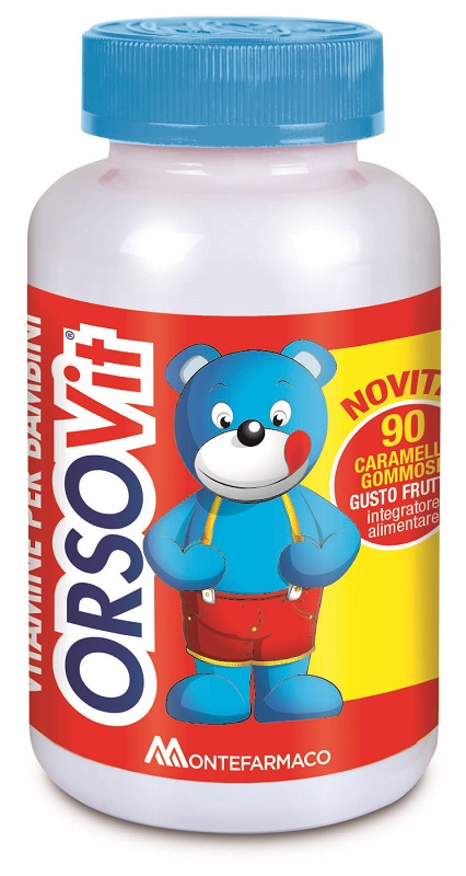 ORSOVIT CARAMELLE GOMMOSE 90 PEZZI - Farmasanitas 
