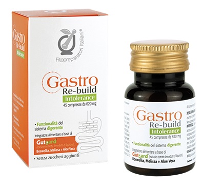 FITOPREPARATORI ITALIANI GASTRO RE-BUILD INTOLER 45 COMPRESSE - Farmasanitas 