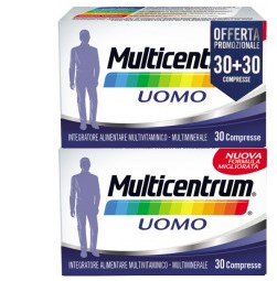 MULTICENTRUM UOMO 30 + 30 PROMO 2017 - Farmasanitas 