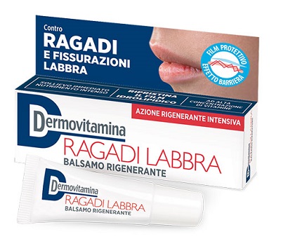 DERMOVITAMINA RAGADI LABBRA BALSAMO RIGENERANTE 8 ML - Farmasanitas 