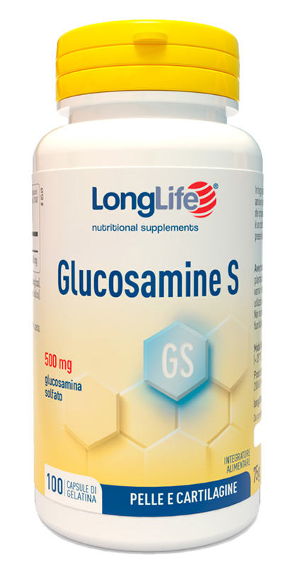 LONGLIFE GLUCOSAMINE S 100 CAPSULE DI GELATINA - Farmasanitas 