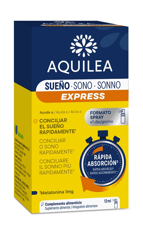 AQUILEA SONNO EXPRESS SPRAY 12 ML CON EDULCORANTE SENZA GLUTINE - Farmasanitas 