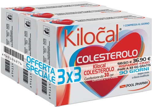 KILOCAL COLESTEROLO 30 COMPRESSE - Farmasanitas 