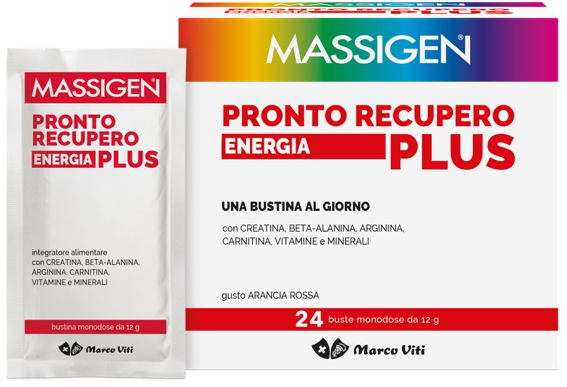 MASSIGEN PRONTO RECUPERO ENERGIA PLUS 24 BUSTINE 12 G - Farmasanitas 