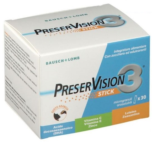 PRESERVISION 3 30 STICK OROSOLUBILI DA 2 G - Farmasanitas 