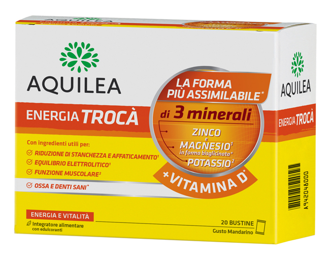 AQUILEA ENERGIA TROCA'+VIT D 20 BUSTINE - Farmasanitas 