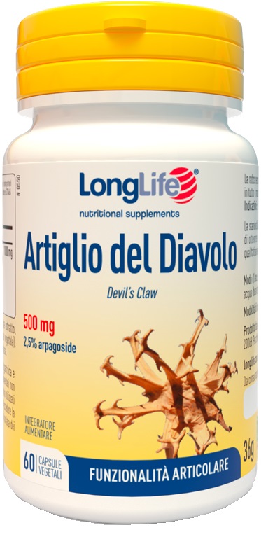 LONGLIFE ARTIGLIO DEL DIAVOLO 2% 60 CAPSULE - Farmasanitas 