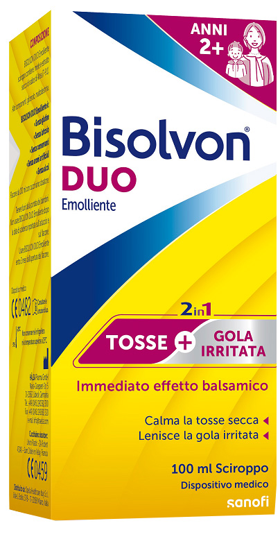 BISOLVON DUO SCIROPPO EMOLLIENTE 100 ML - Farmasanitas 