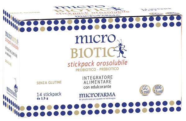 MICROBIOTIC STICK PACK 14 BUSTINE - Farmasanitas 