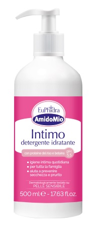 EUPHIDRA AMIDOMIO INTIMO DETERGENTE IDRATANTE 500 ML - Farmasanitas 