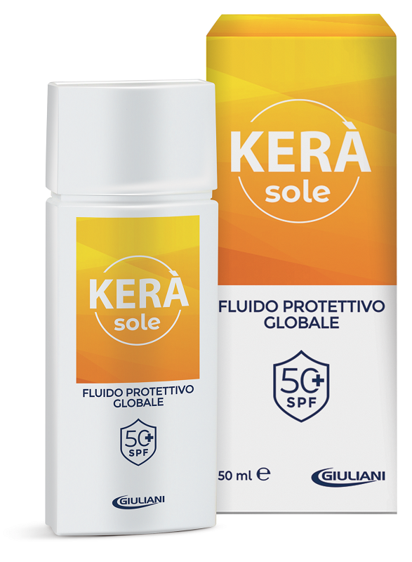 KERA' SOLE FLUIDO PROTETTIVO GLOBALE SPF 50+ 50 ML - Farmasanitas 