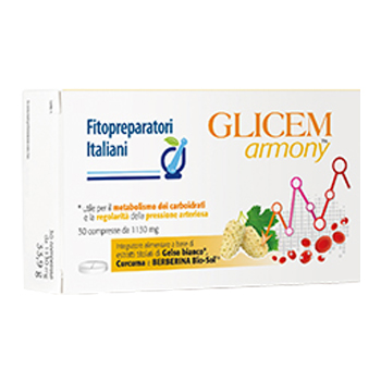 FITOPREPARATORI ITALIANI GLICEM ARMONY 30 COMPRESSE - Farmasanitas 