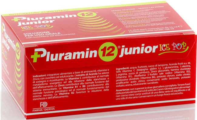 PLURAMIN12 JUNIOR 14 STICK PACK DA 12 ML - Farmasanitas 