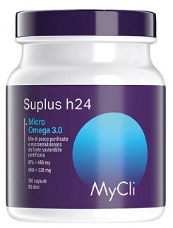 MYCLI SUPLUS H24 MICRO OMEGA 3,0 180 CAPSULE - Farmasanitas 