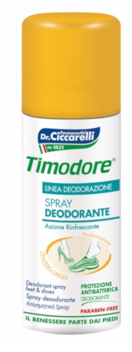 TIMODORE SPRAY DEODORANTE ALLO ZENZERO 150 ML - Farmasanitas 