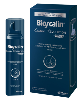 BIOSCALIN SIGNAL REVOLUTION MEN TRATTAMENTO INTENSIVO ANTICADUTA ANTIDIRADAMENTO FOAM 75 ML - Farmasanitas 