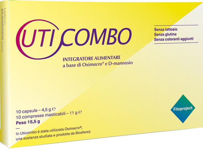 UTICOMBO 10 CAPSULE + 10 COMPRESSE MASTICABILI - Farmasanitas 